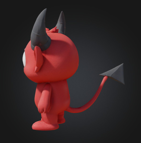 Mini Impish Devil  3D print model_7