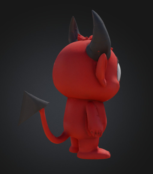Mini Impish Devil  3D print model_13