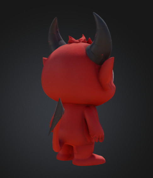 Mini Impish Devil  3D print model_12