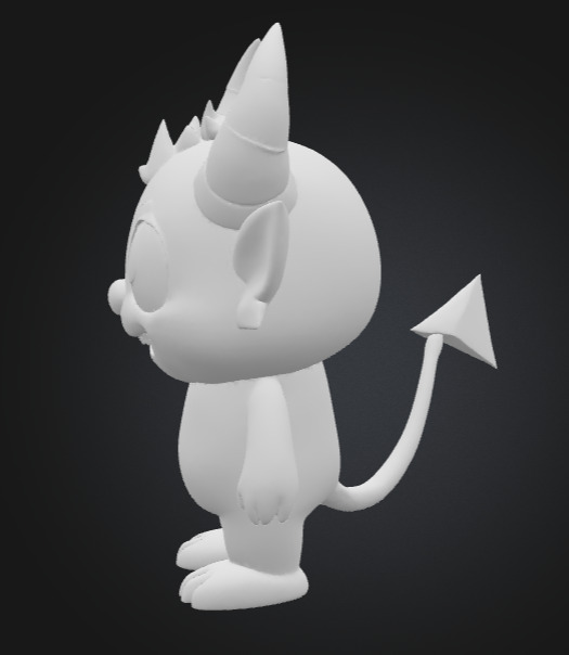 Mini Impish Devil  3D print model_21