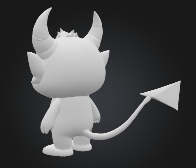 Mini Impish Devil  3D print model_22