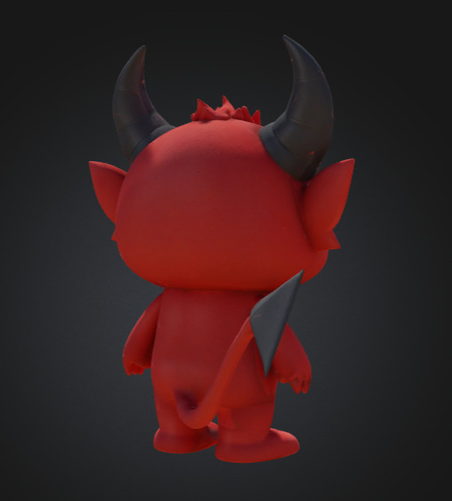 Mini Impish Devil  3D print model_11