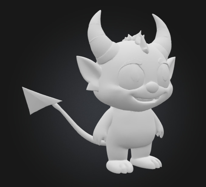 Mini Impish Devil  3D print model_26