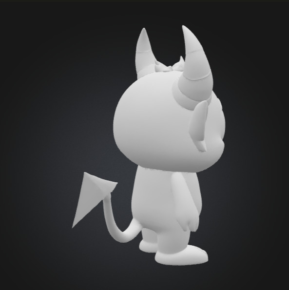 Mini Impish Devil  3D print model_24