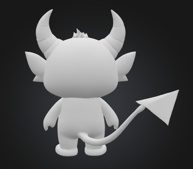 Mini Impish Devil  3D print model_23