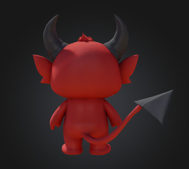Mini Impish Devil  3D print model_10