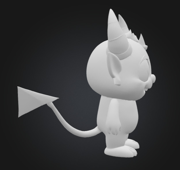 Mini Impish Devil  3D print model_25
