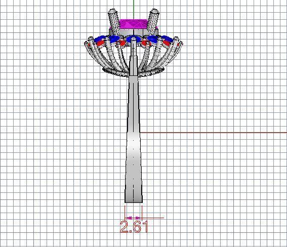Cluster Diamond Engagement Ring 3D Model 3D print model_8