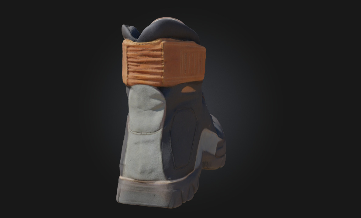 Stealth Boot Tactical Footwear Model for Espionage 3D model_3