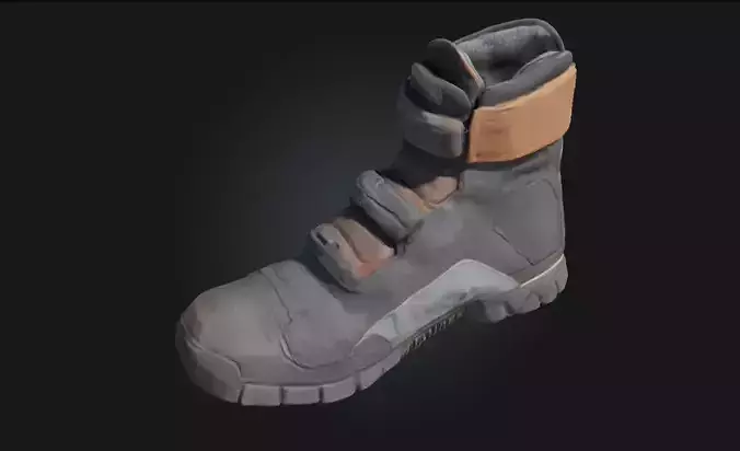Stealth Boot Tactical Footwear Model for Espionage 3D model