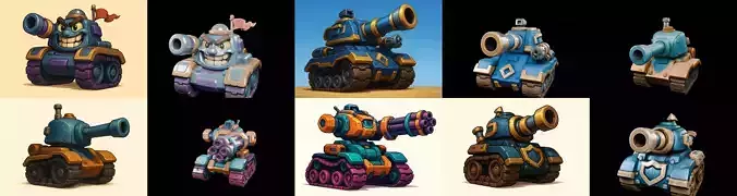 Tank Canon bundle 12 pack 100 glb