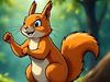 Squirrel 3D Model Low-poly 3D model_1
