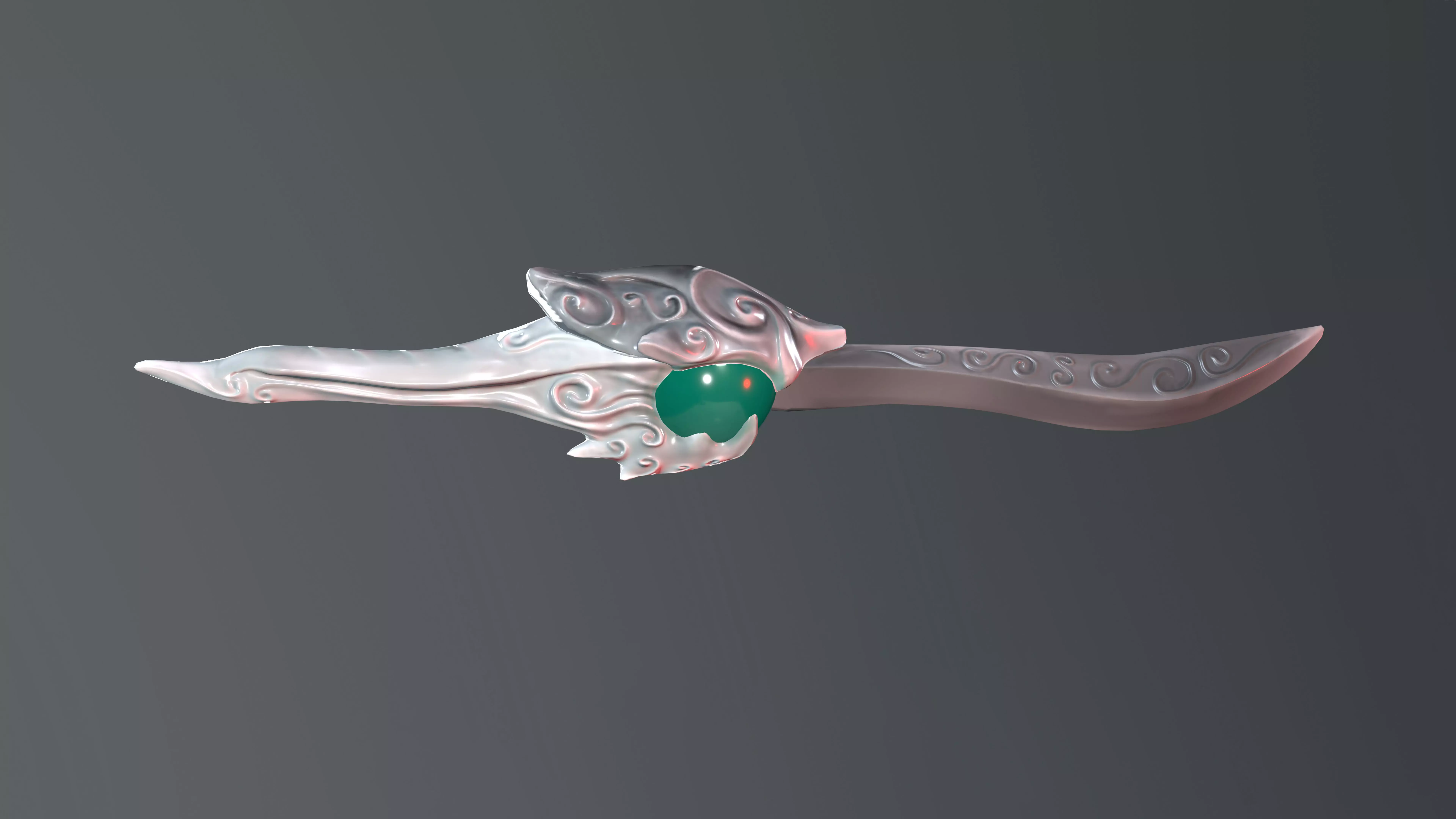 Weapon - Fantasy - 5 Pack Low-poly 3D model_3