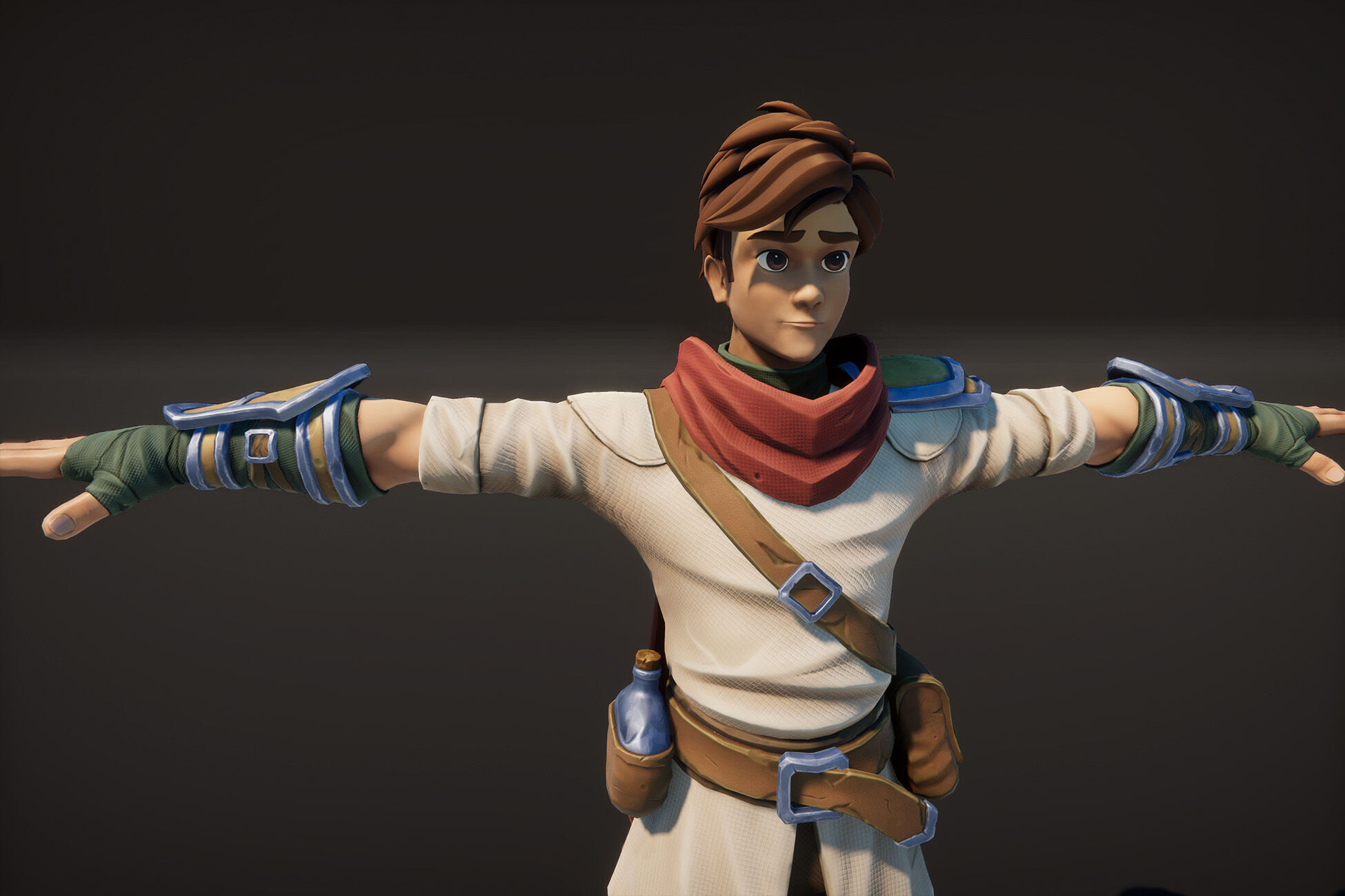 Stylized Fantasy Characters Low-poly 3D model_8
