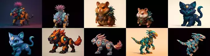 Armored Beast bundle 9 pack 100 glb