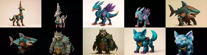 Armored Beast bundle 8 pack 100 glb