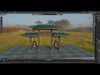 Chinese gate with bells Low-poly 3D model_1