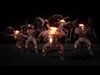 Hell demon guard low-poly game engine ready 3D model Low-poly 3D model_1
