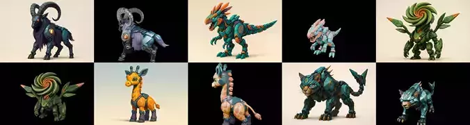 Armored Beast bundle 7 pack 100 glb