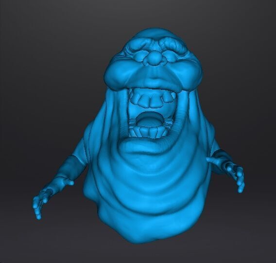 SLIMER GHOST SCULPTURE MODEL CREATURE MONSTER HALLOWEEN 3D print model_8