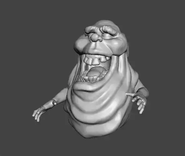 SLIMER GHOST SCULPTURE MODEL CREATURE MONSTER HALLOWEEN