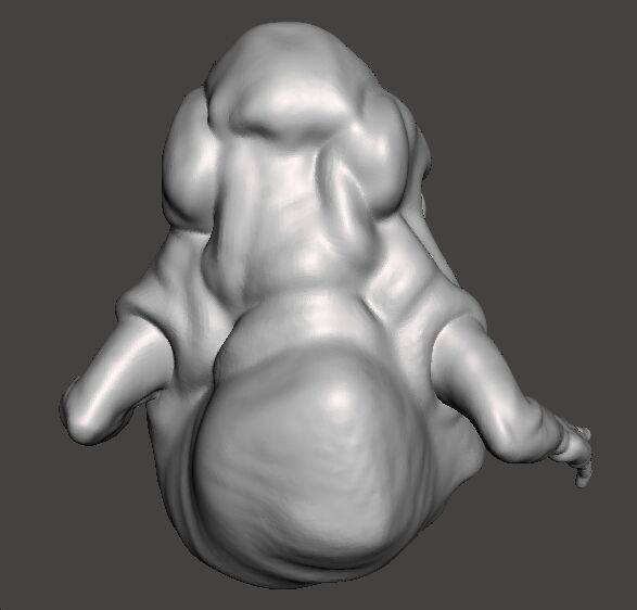 SLIMER GHOST SCULPTURE MODEL CREATURE MONSTER HALLOWEEN 3D print model_5