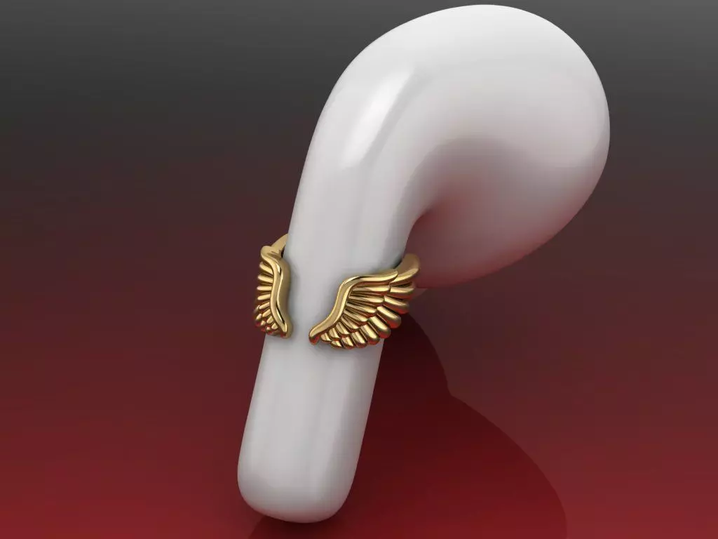 jewelry wings airpod pro ver2 3D print model