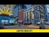 Low Poly Mega City Low-poly 3D model_1