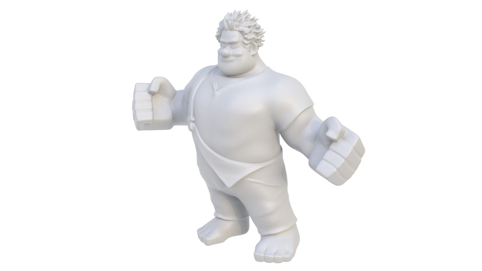 Cartoon character Ralph 06 3D model_10