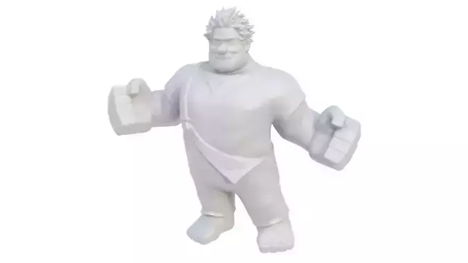 Cartoon character Ralph 06 3D model