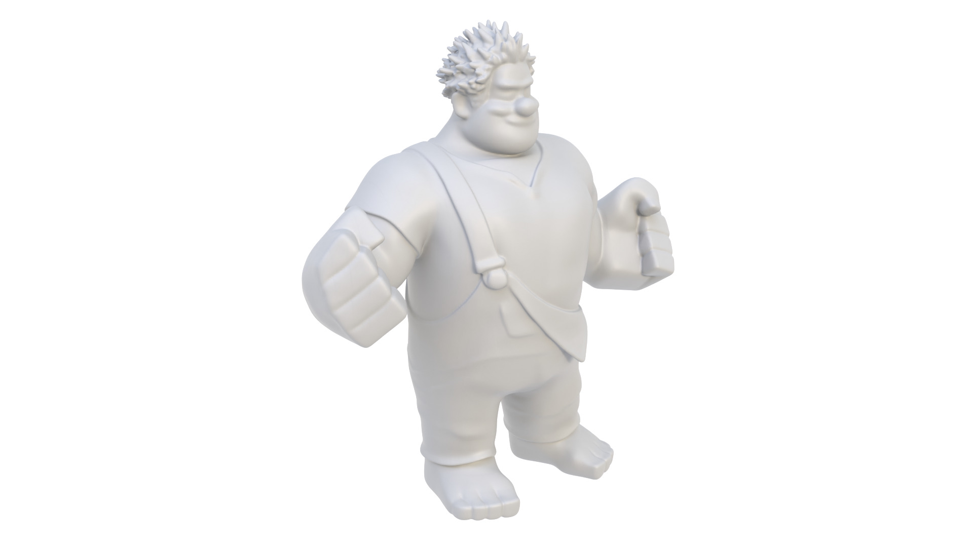 Cartoon character Ralph 06 3D model_8