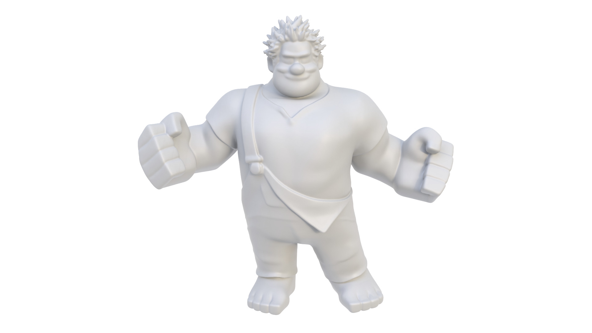 Cartoon character Ralph 06 3D model_9