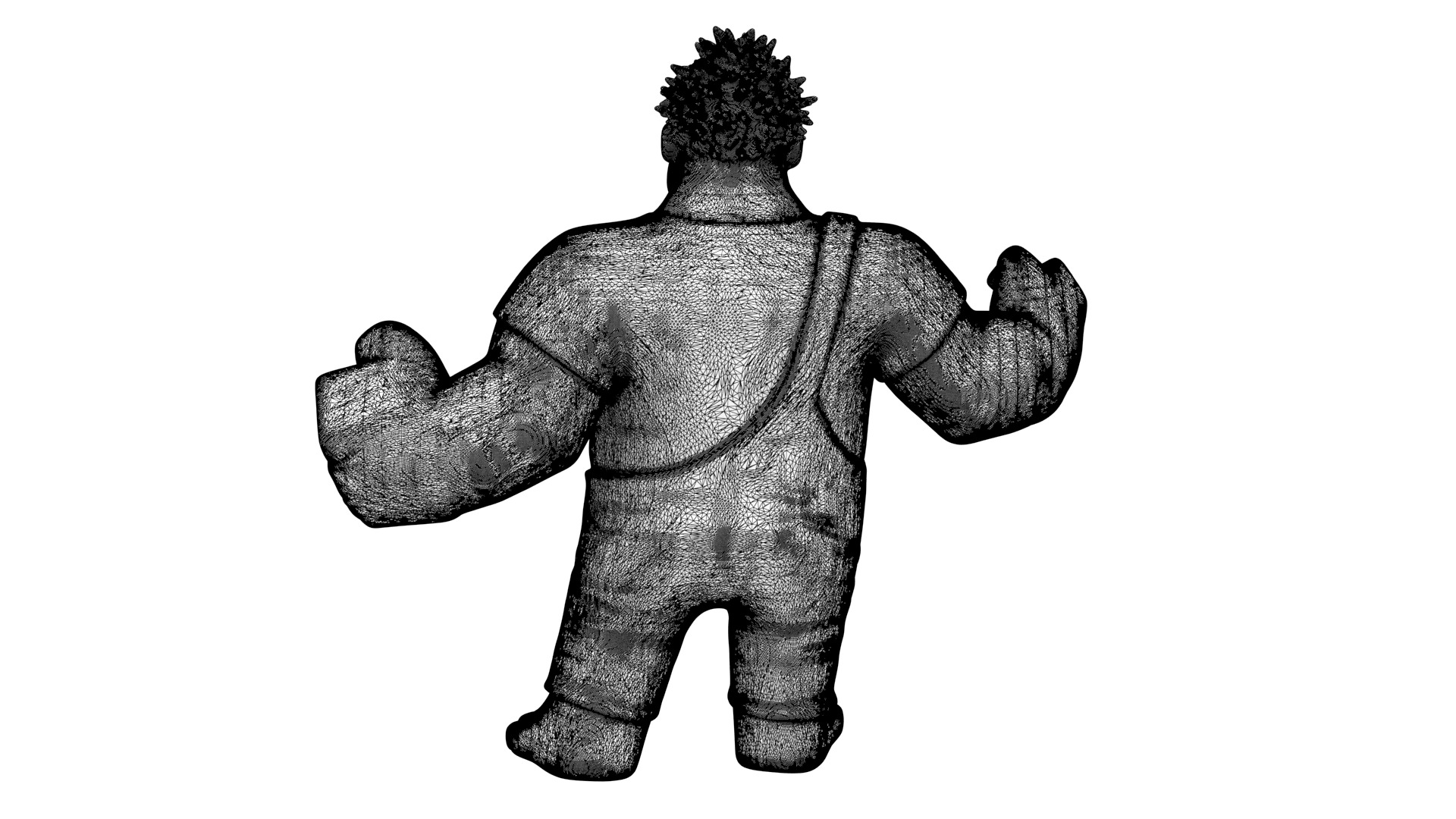 Cartoon character Ralph 06 3D model_12