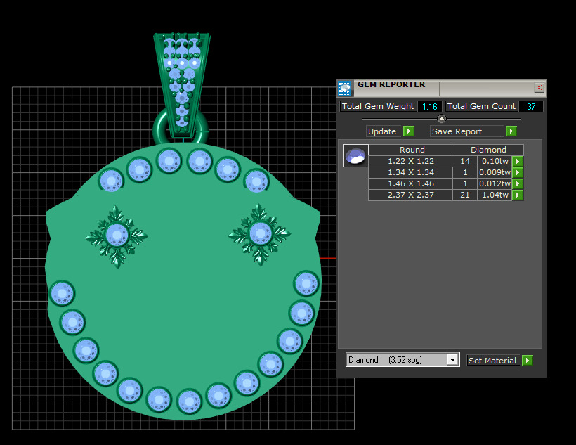 face pendant 3D printable model 3D print model_6