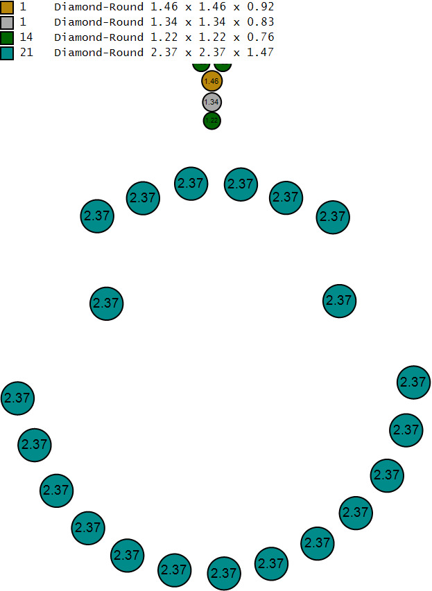 face pendant 3D printable model 3D print model_7