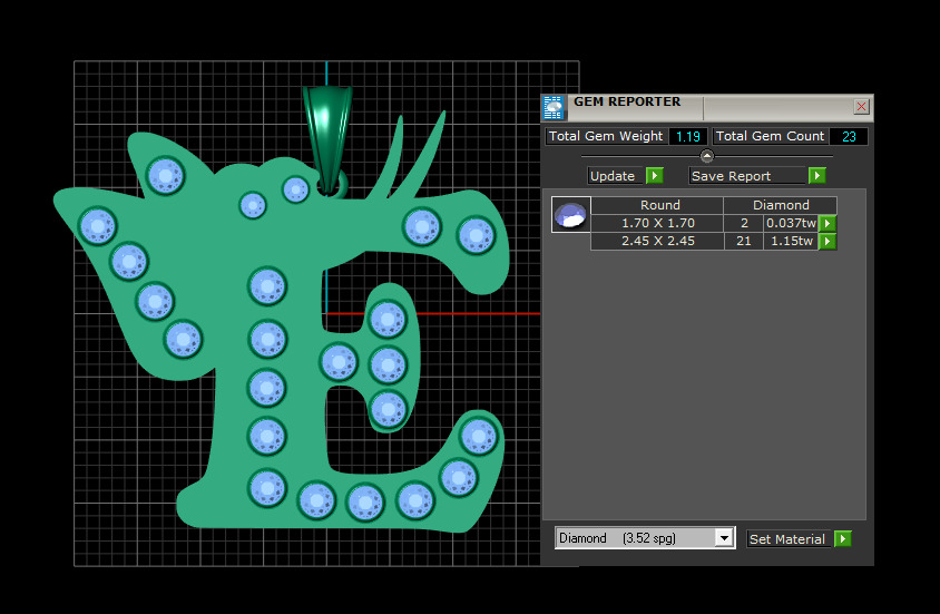 elephant pendant 3D printable model       3D print model_6