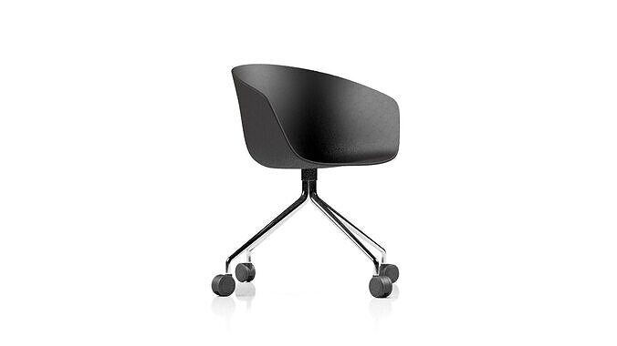 About a Chair AAC24 Swivel Armchair 3D model