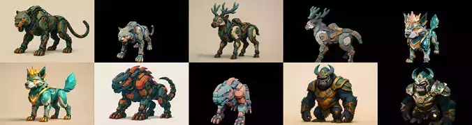 Armored Beast bundle 14 pack 100 glb