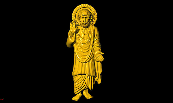 Sai Baba 3D Model 3D print model