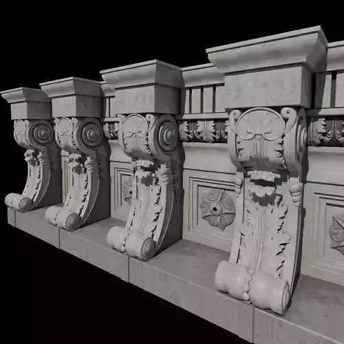 corbel console 3D model