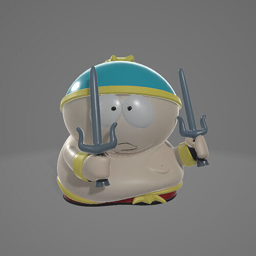 Cartman Good Times with Weapons - South Park - Cartman Ninja 3D print model