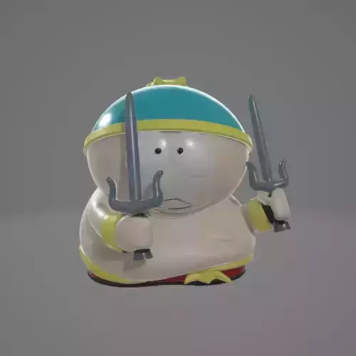 Cartman Good Times with Weapons - South Park - Cartman Ninja 3D print model