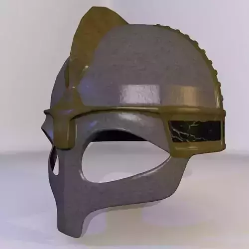 3D Model Ancient Viking Helmet