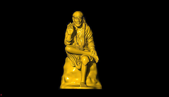 Sai Baba 3D Printed Model 3D print model