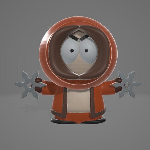 Kenny Good Times with Weapons - South Park - Kenny Ninja 3D print model