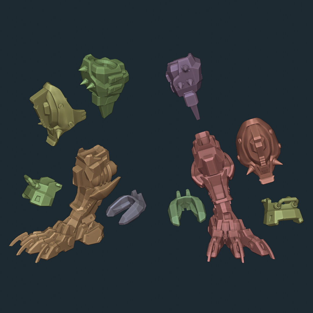 SA-2 Rampage Ver Blackchair 18cm 3D print model_4