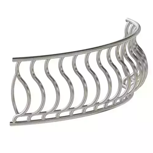 Exquisite Balcony Rail 3D print model