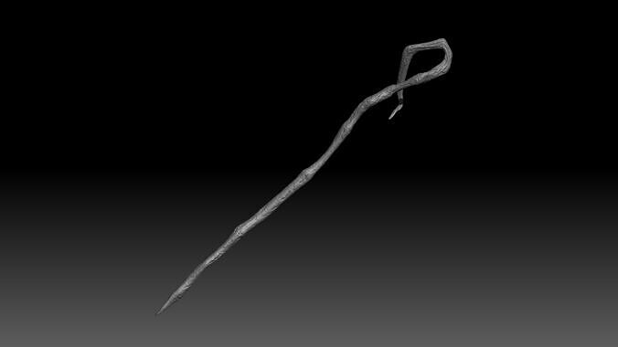Recluse Staff - Nightreign weapon 3D print model