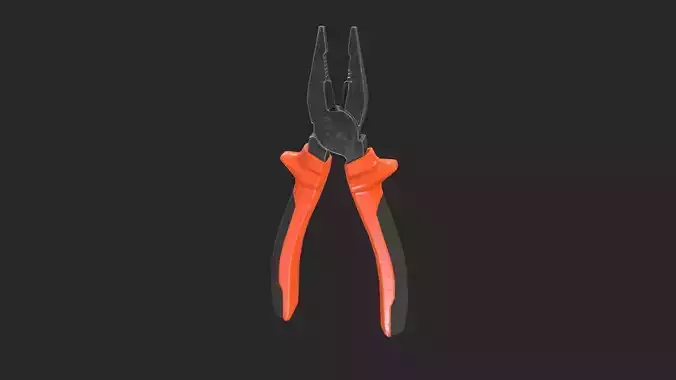 Pliers 3D Model - Game Ready Low-poly 3D model