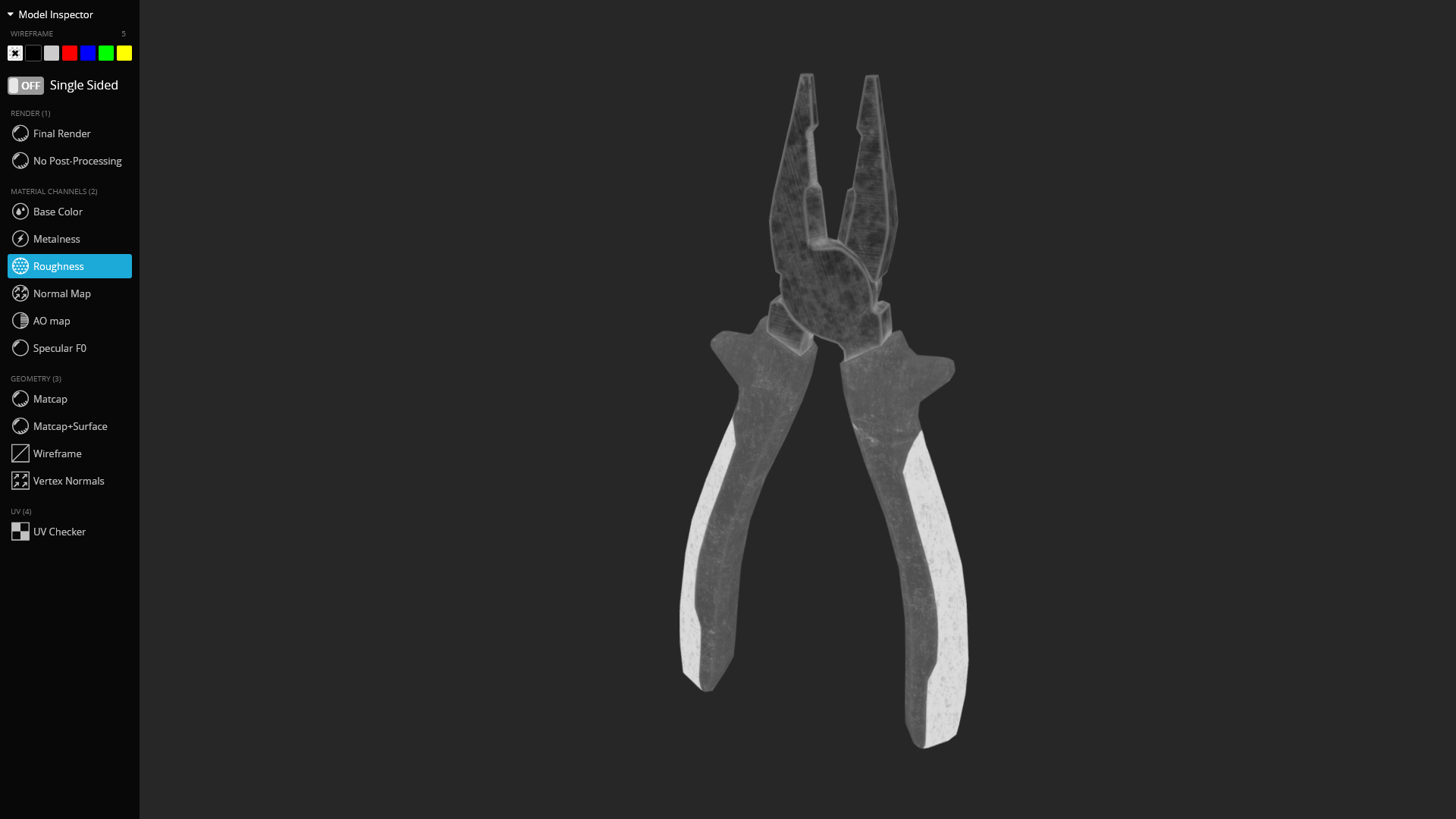 Pliers 3D Model - Game Ready Low-poly 3D model_7